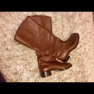 PRADA Cognac Brown Riding Boot